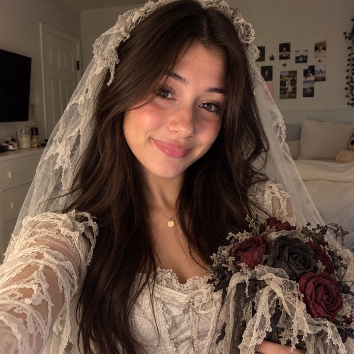 Zombie Bride costume on the AI avatar