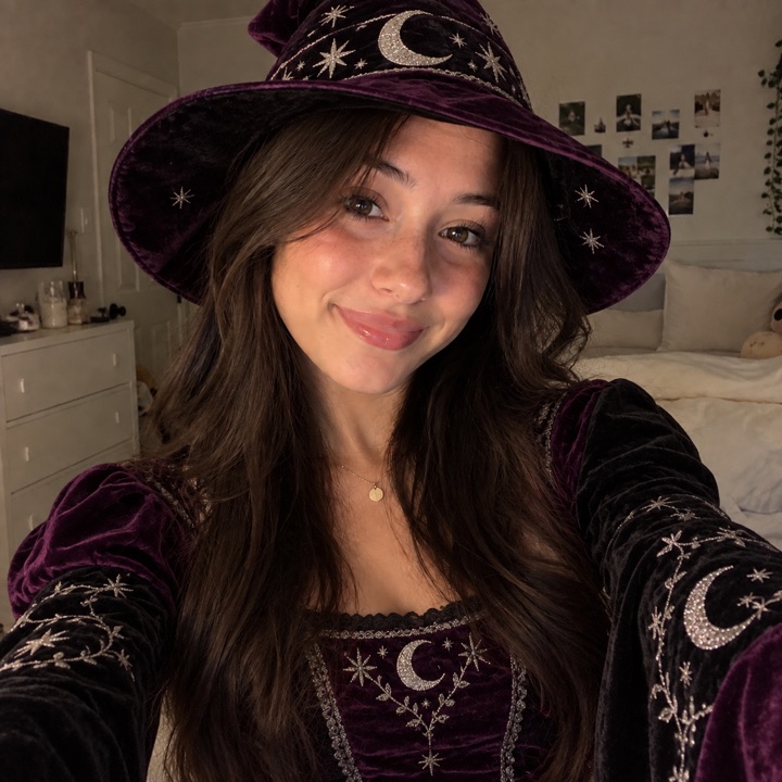 Velvet Coven costume on the AI avatar