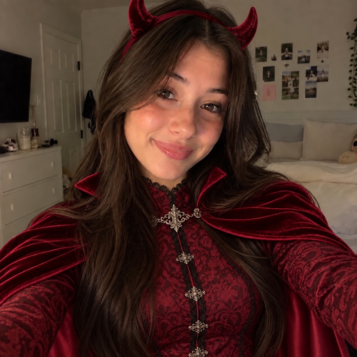 Crimson Demon costume on the AI avatar