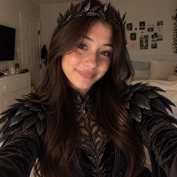 Raven Royalty costume on the AI avatar